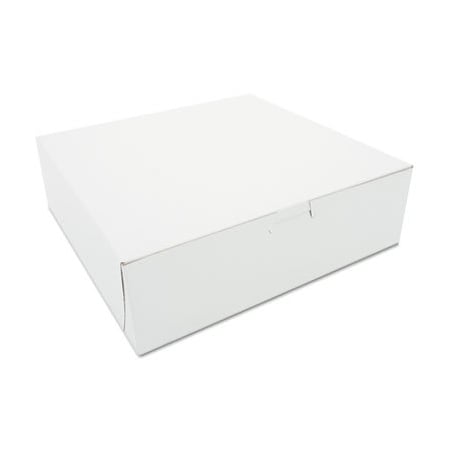 Southern Champion Tray SCT, Tuck-Top Bakery Boxes, 10w X 10d X 3h, White, 200PK 0971